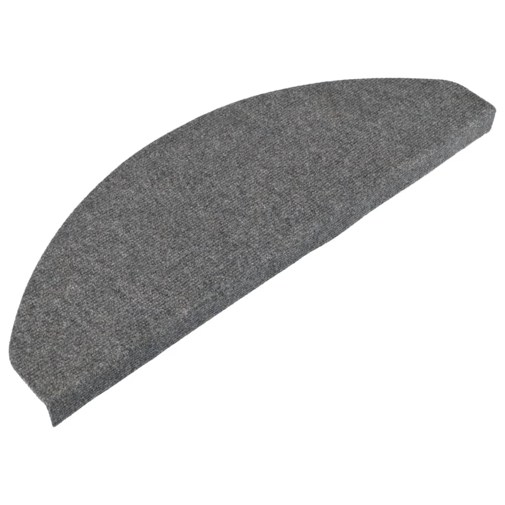 Selvklebende trappematter 15 stk 65x22,5x3,5 cm grå
