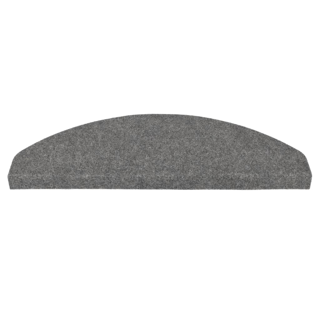 Selvklebende trappematter 15 stk 65x22,5x3,5 cm grå