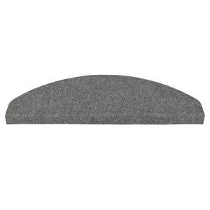 Selvklebende trappematter 15 stk 65x22,5x3,5 cm grå