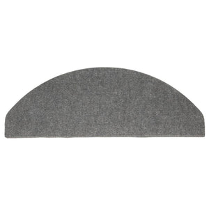 Selvklebende trappematter 15 stk 65x22,5x3,5 cm grå