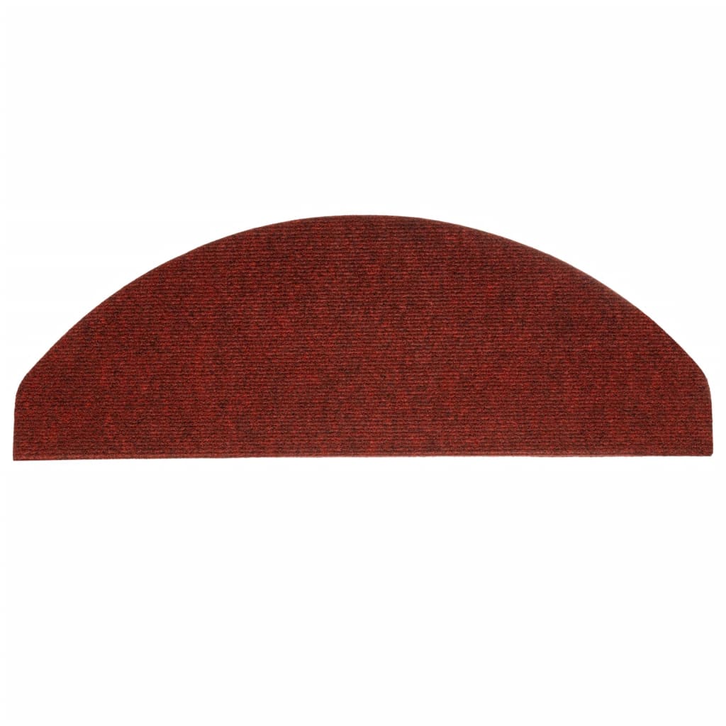 Selvklebende trappematter 15 stk 65x22,5x3,5 cm rød