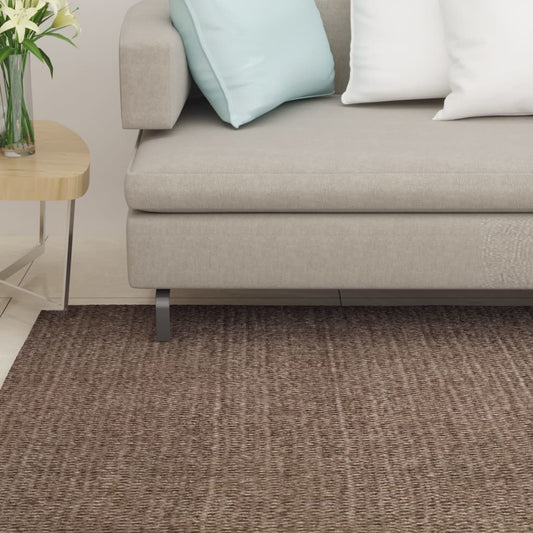 Teppe naturlig sisal 80x300 cm brun