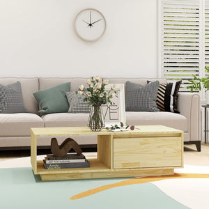 Salongbord 110x50x33,5 cm heltre furu