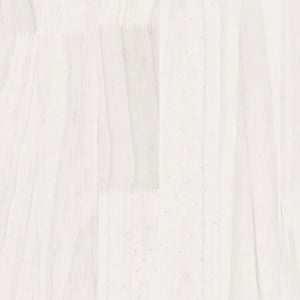 Coffee table 110x50x34 cm solid pine white