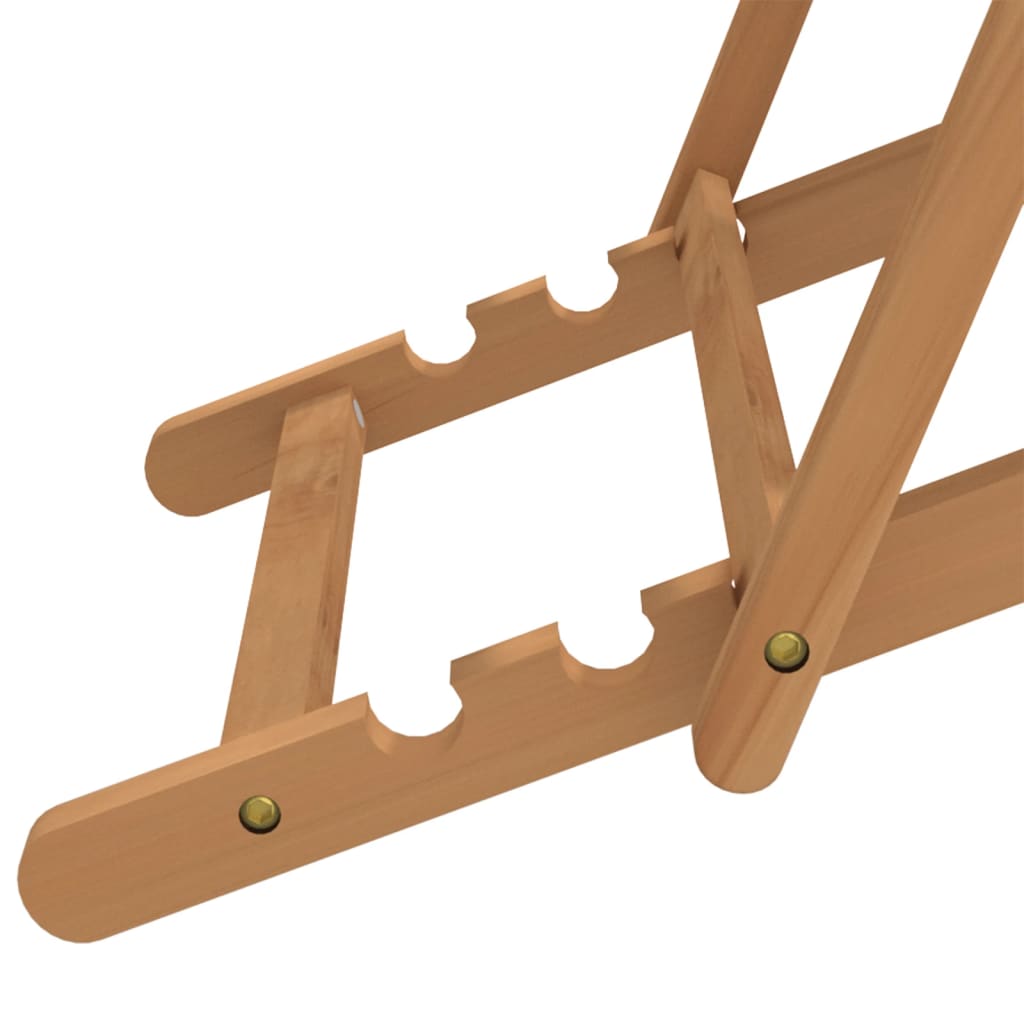 Sammenleggbar strandstol heltre teak rød
