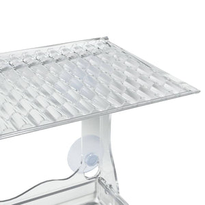Fuglematere for vindu 2 stk akryl 30x12x15 cm