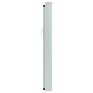 Uttrekkbar sidemarkise 140x500 cm rød