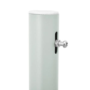 Uttrekkbar sidemarkise 140x500 cm rød