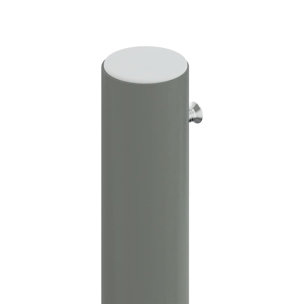 Uttrekkbar sidemarkise 220x1200 cm rød