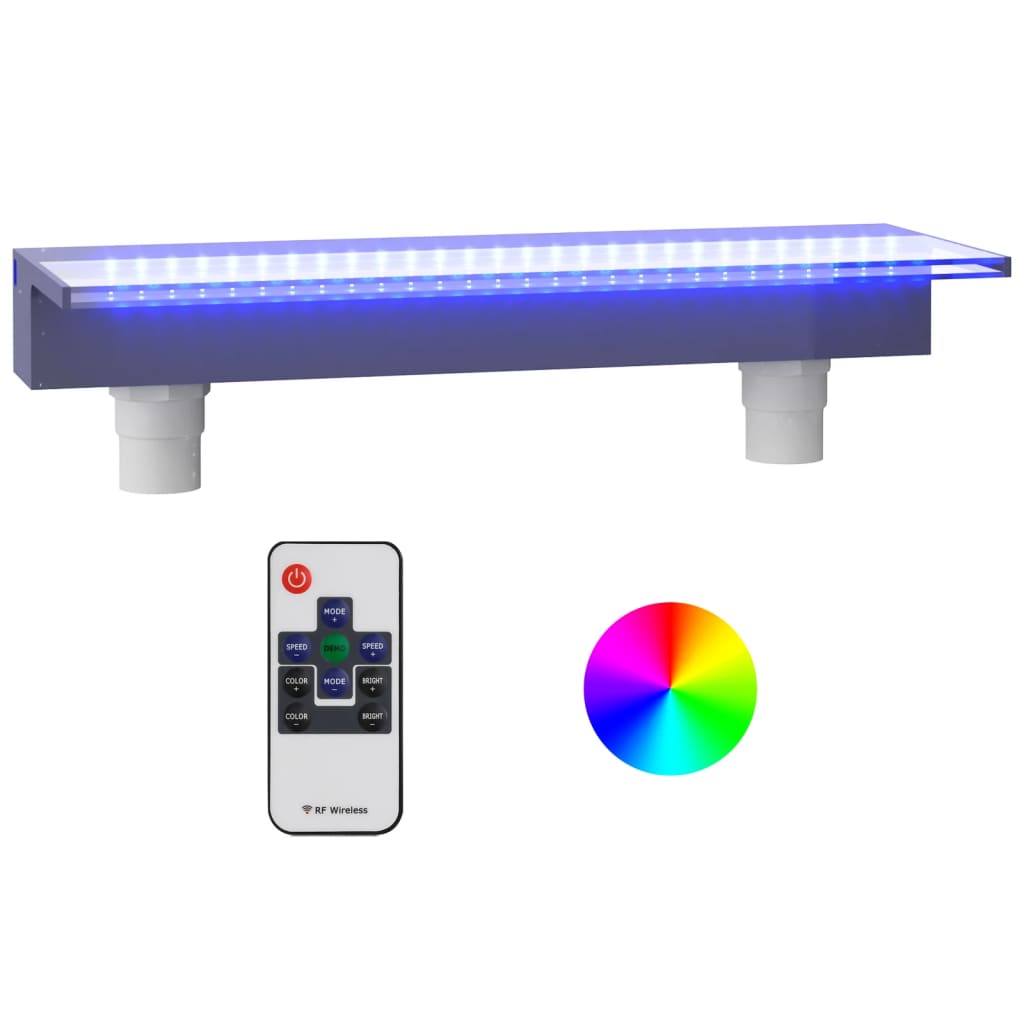 Waterfall with RGB LED acrylic 60 cm