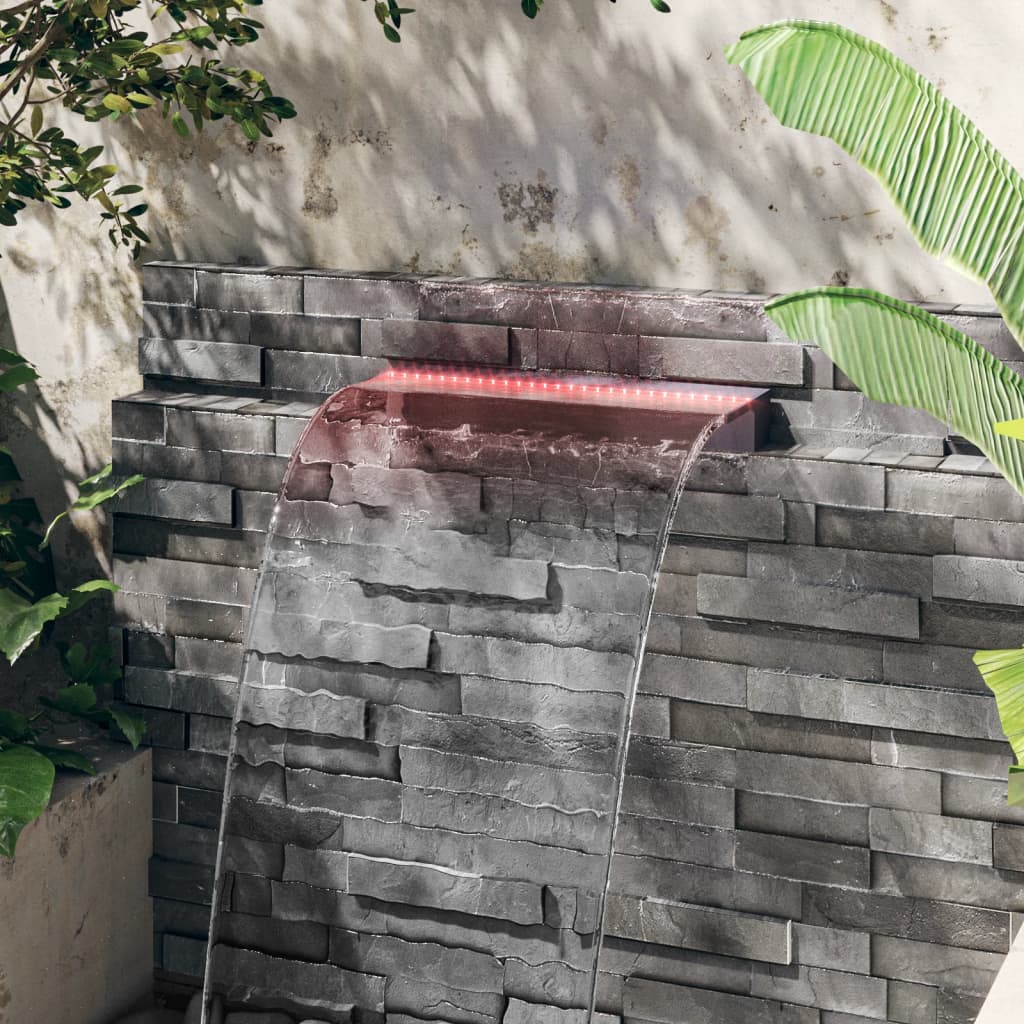Waterfall with RGB LED acrylic 60 cm