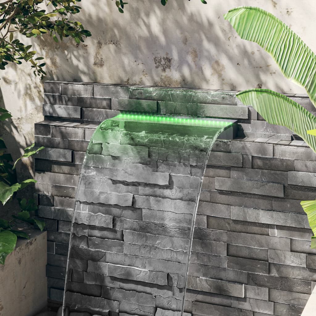 Waterfall with RGB LED acrylic 60 cm