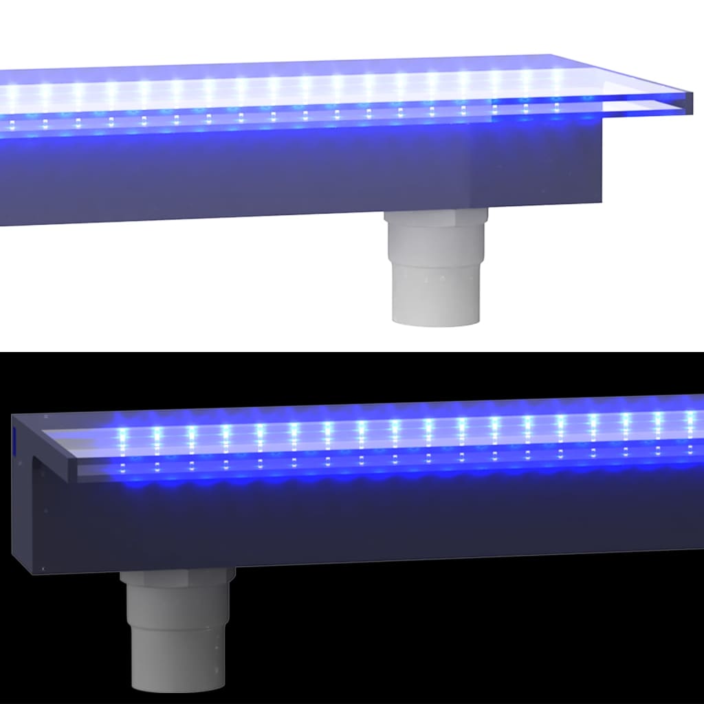 Waterfall with RGB LED acrylic 60 cm