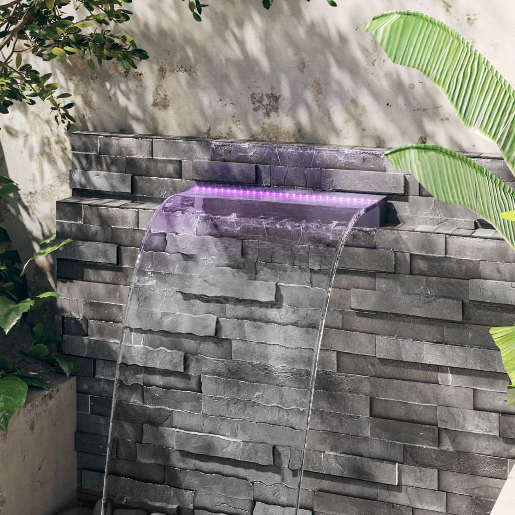 Waterfall with RGB LED acrylic 60 cm