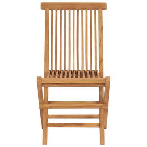 Sammenleggbare hagestoler 6 stk heltre teak