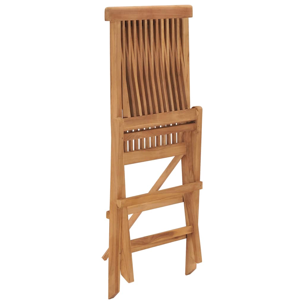 Sammenleggbare hagestoler 6 stk heltre teak