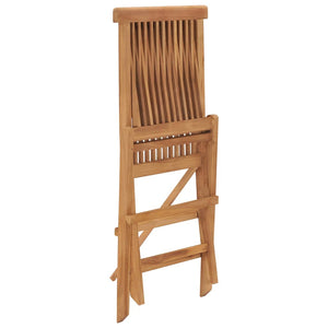 Sammenleggbare hagestoler 6 stk heltre teak