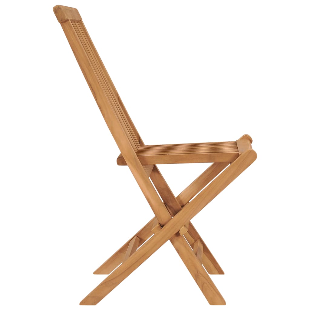 Sammenleggbare hagestoler 6 stk heltre teak