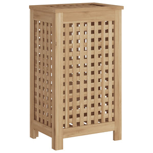 Skittentøyskurv 35x25x60 cm heltre teak