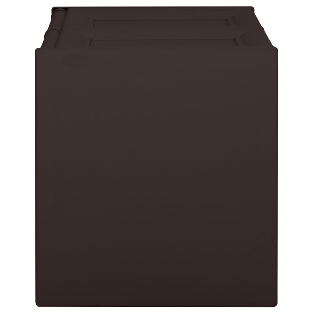 Putekasse brun 86x40x42 cm 85 L