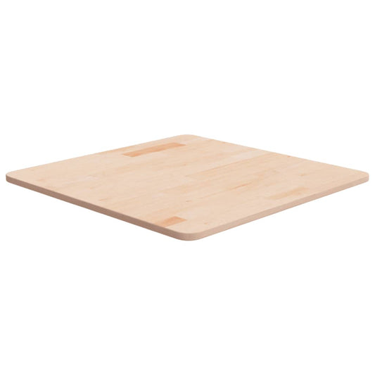 Firkantet bordplate 60x60x1,5 cm ubehandlet heltre eik
