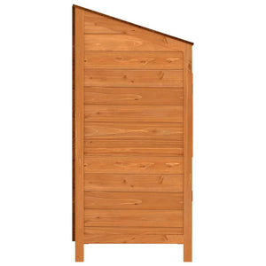Garden shed brown 55x52x112 cm solid spruce wood