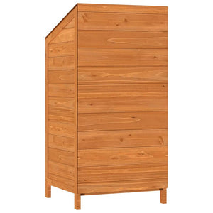 Garden shed brown 55x52x112 cm solid spruce wood