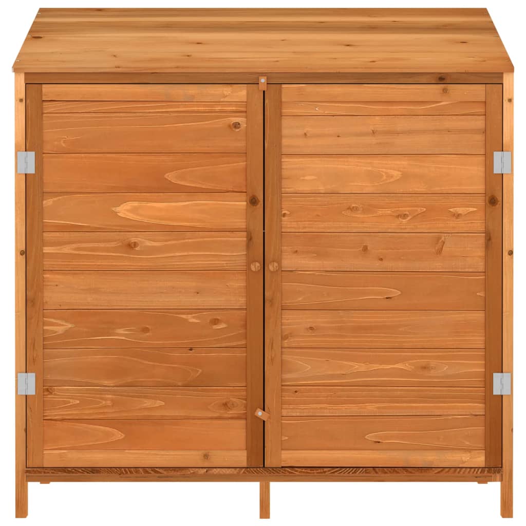 Garden shed brown 102x52x112 cm solid spruce wood