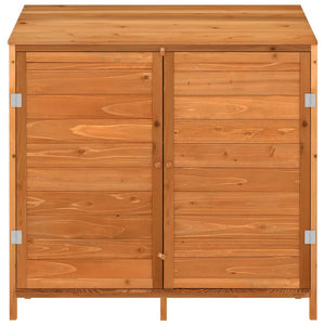 Garden shed brown 102x52x112 cm solid spruce wood