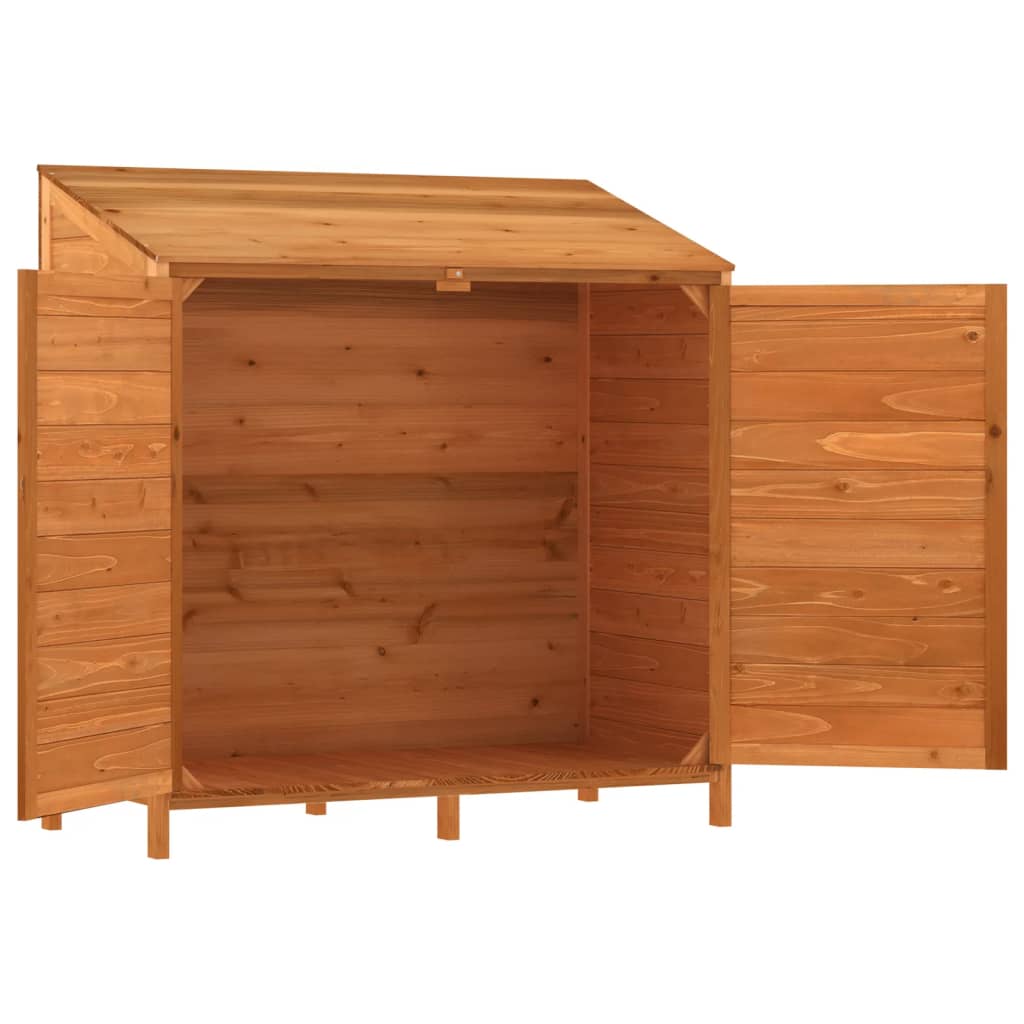 Garden shed brown 102x52x112 cm solid spruce wood