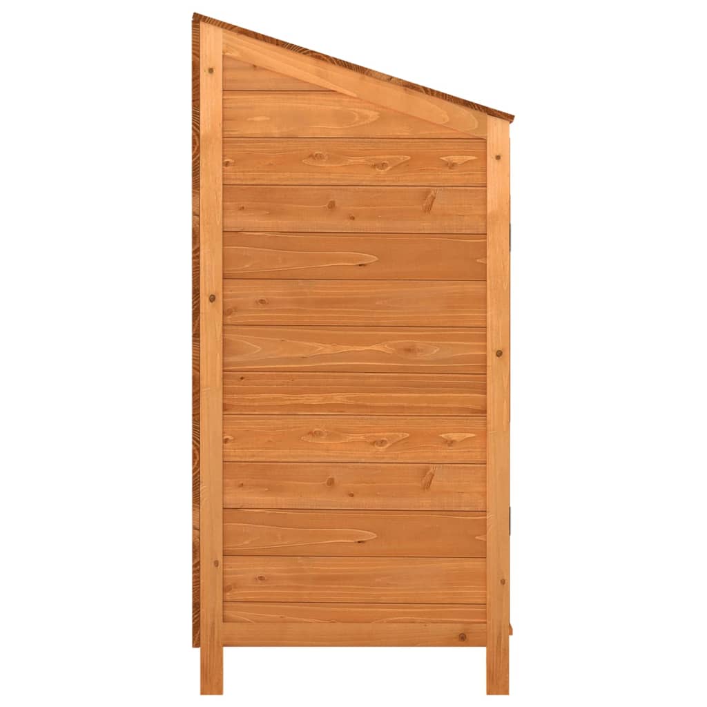 Garden shed brown 102x52x112 cm solid spruce wood