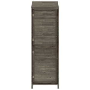 Garden shed anthracite 55x52x174.5 cm solid spruce wood