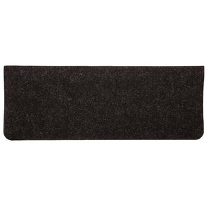 Selvklebende trappematter 15 stk 65x24,5x3,5 cm antrasitt
