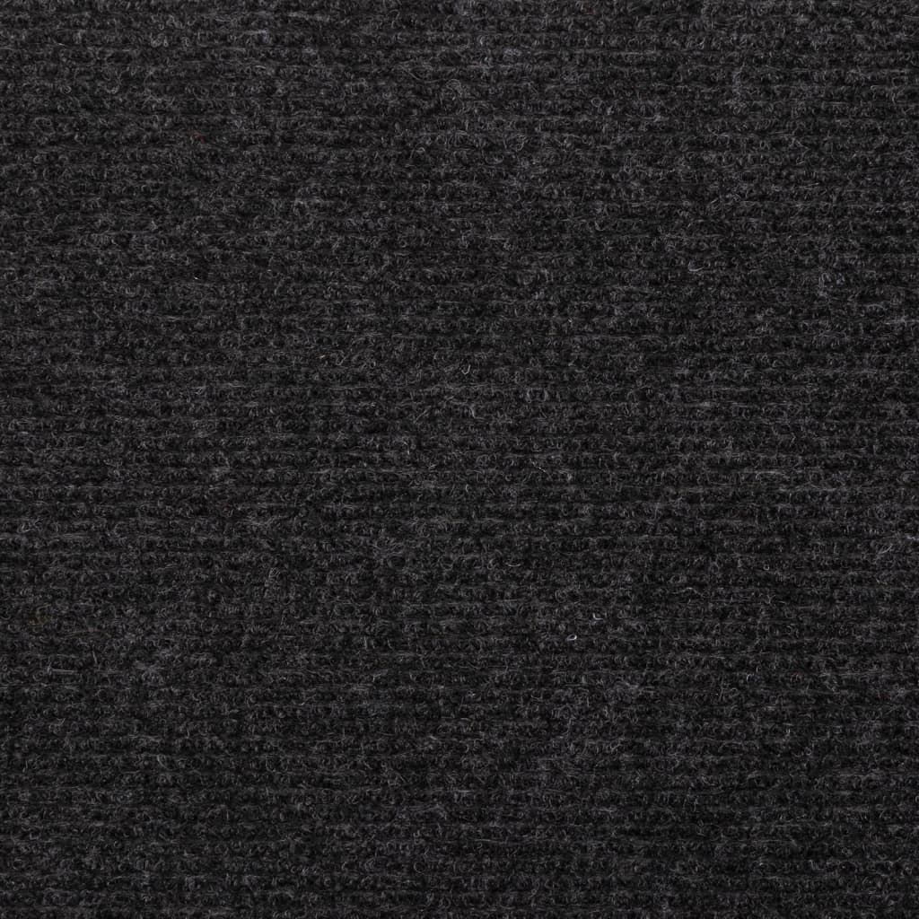 Selvklebende trappematter 15 stk 65x24,5x3,5 cm svart