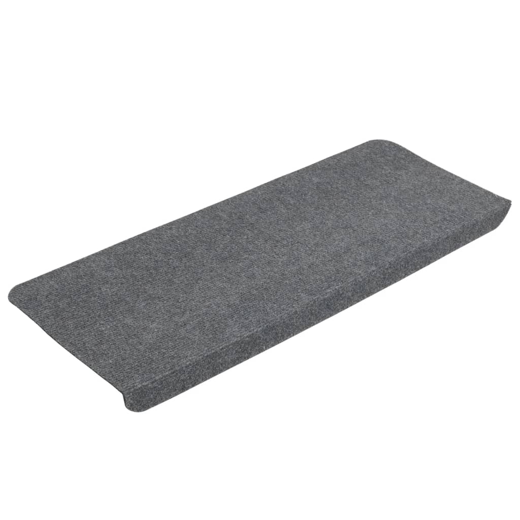 Selvklebende trappematter 15 stk 65x24,5x3,5 cm grå