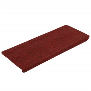 Selvklebende trappematter 15 stk 65x24,5x3,5 cm rød