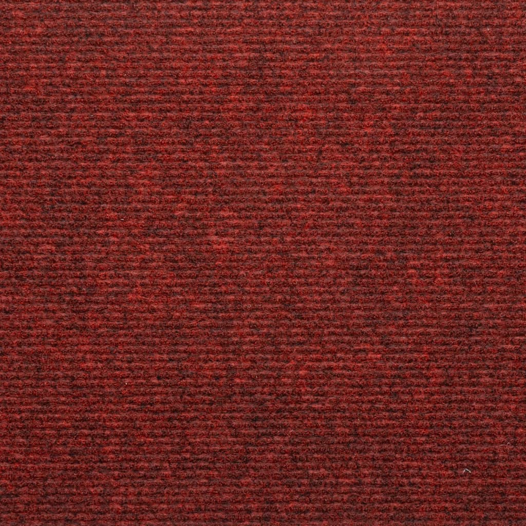Selvklebende trappematter 15 stk 65x24,5x3,5 cm rød