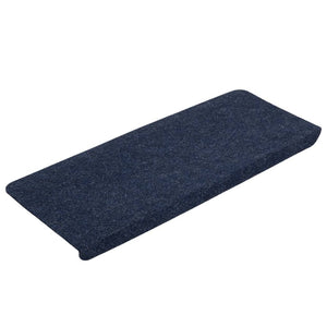 Selvklebende trappematter 15 stk 65x24,5x3,5 cm blå