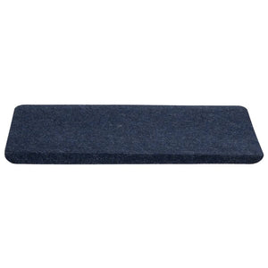 Selvklebende trappematter 15 stk 65x24,5x3,5 cm blå