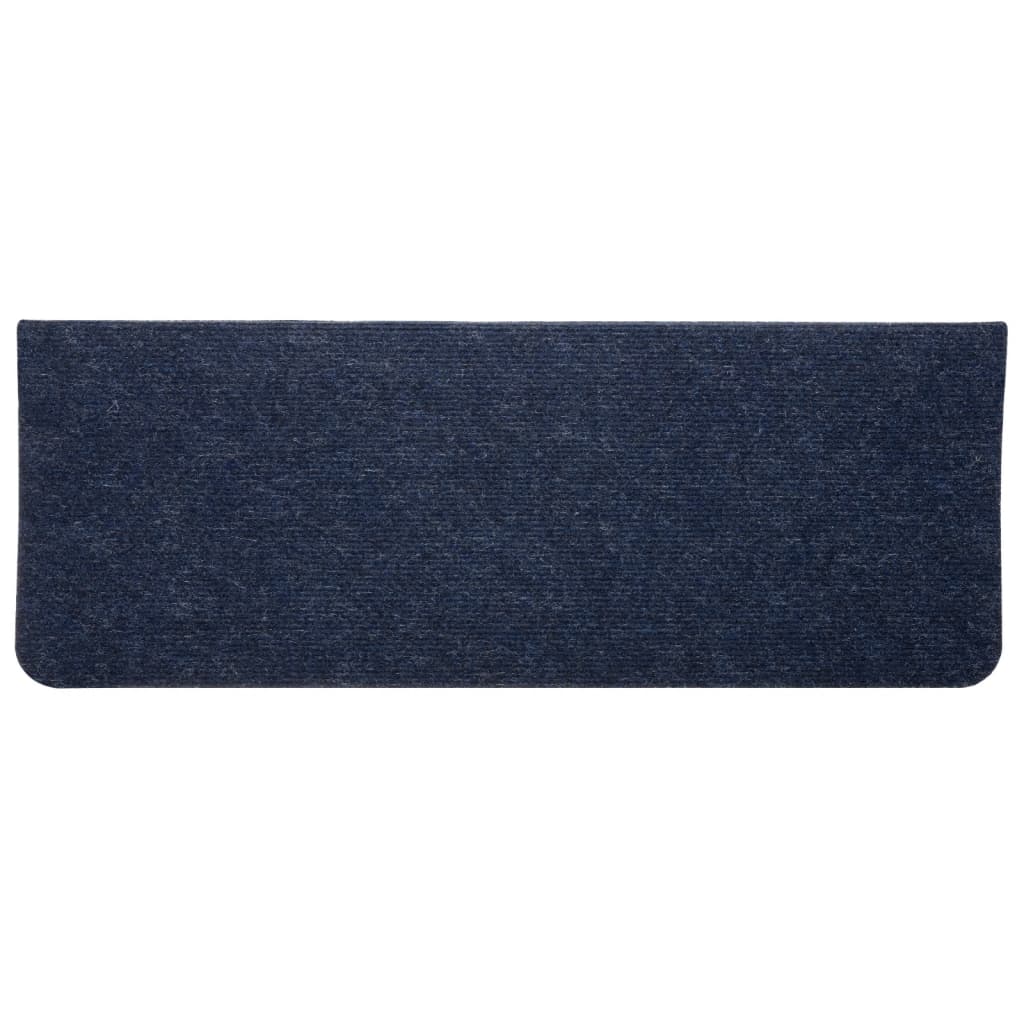 Selvklebende trappematter 15 stk 65x24,5x3,5 cm blå
