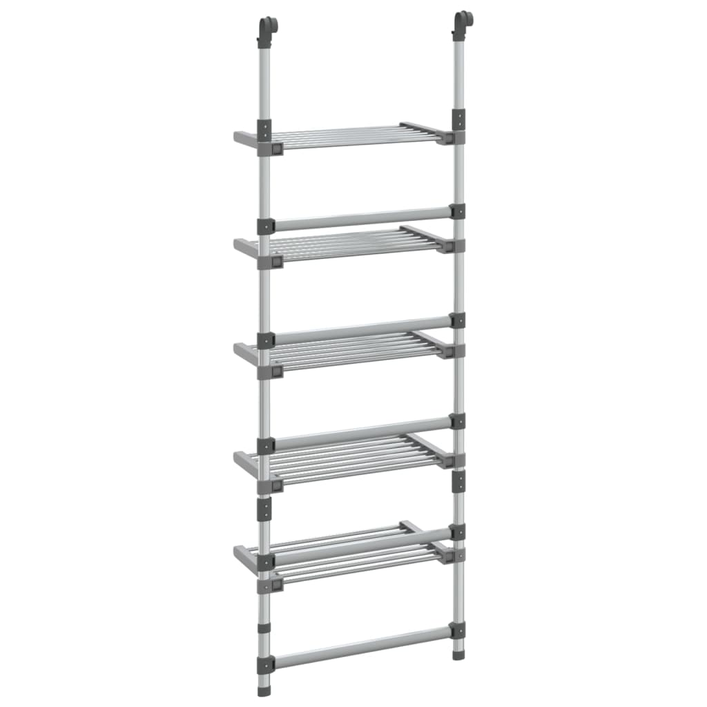 Hengende tørkestativ med 5 etasjer aluminium