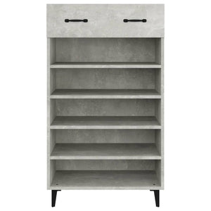 Skoskap betonggrå 60x35x105 cm konstruert tre
