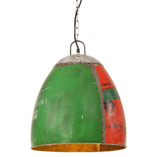 Industriell hengelampe 25 W flerfarget rund 42 cm E27