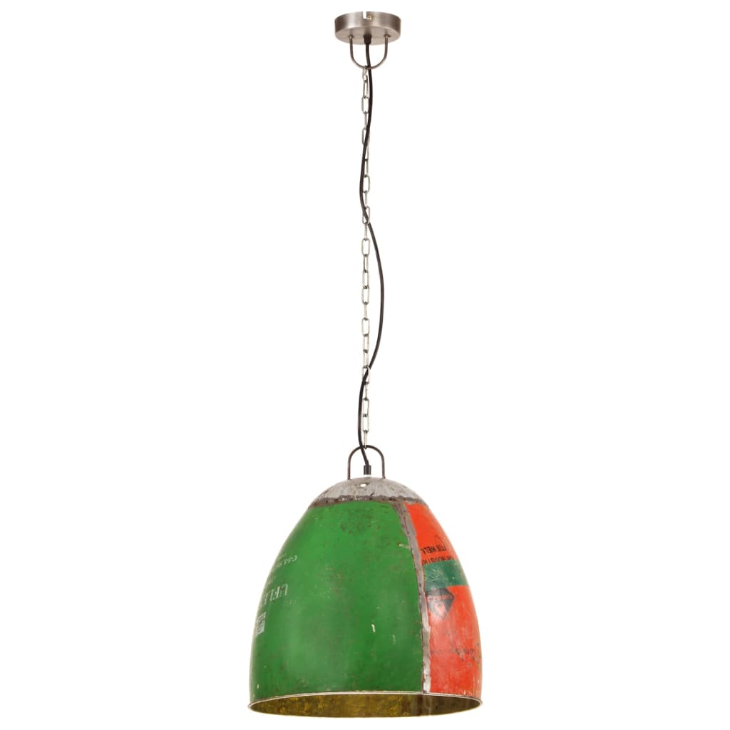Industriell hengelampe 25 W flerfarget rund 42 cm E27