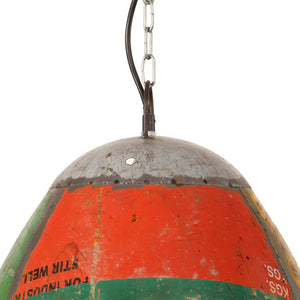 Industriell hengelampe 25 W flerfarget rund 42 cm E27