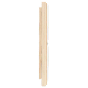 2-in-1 Hygrometer and hourglass for sauna solid pine wood