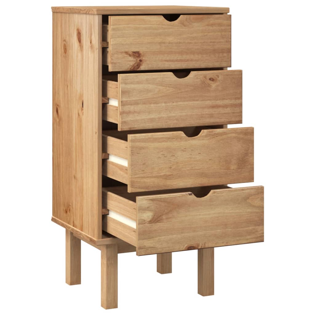 Kommode OTTA 45x39x90 cm heltre furu