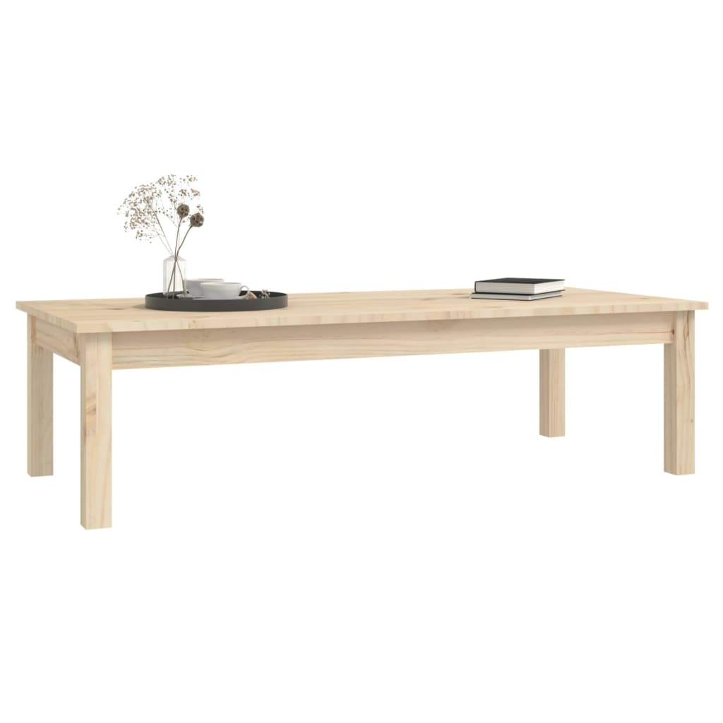 Salongbord 110x50x30 cm heltre furu