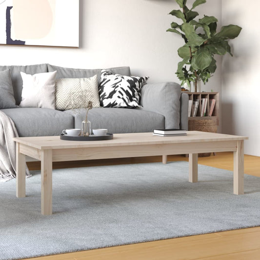 Salongbord 110x50x30 cm heltre furu