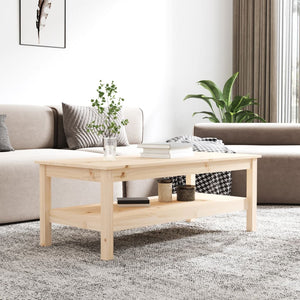 Salongbord 110x50x40 cm heltre furu